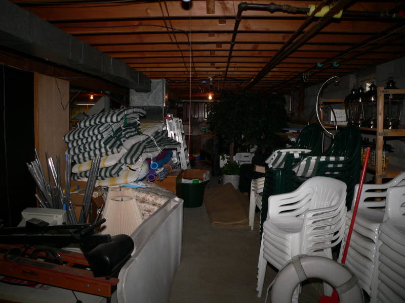 The Basement Before Remodeling
